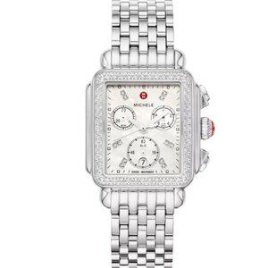 MICHELE Deco Diamond, Diamond Dial Watch